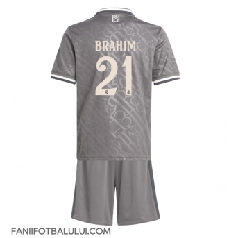 Real Madrid Brahim Diaz #21 Echipament de Fotbal Replică 2024-25 Copii Treilea (+ Șorturi)